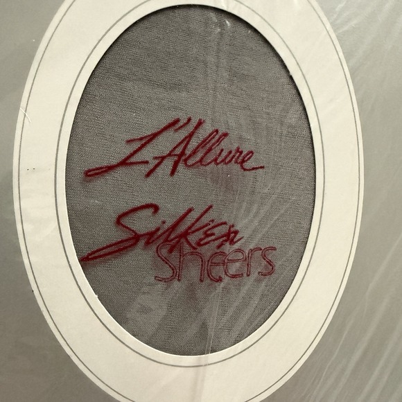 Christian Dior 4478 L'ALLURE Ultra Sheer Panty Top Crystal Gray Size 2 Vintage - Picture 3 of 11